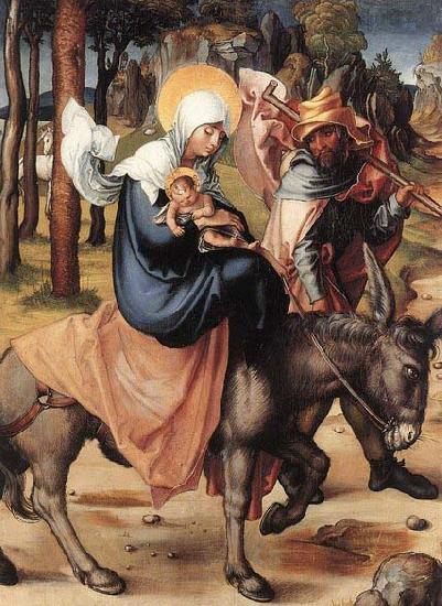 Albrecht Durer The Seven Sorrows of the Virgin: The Flight into Egypt China oil painting art